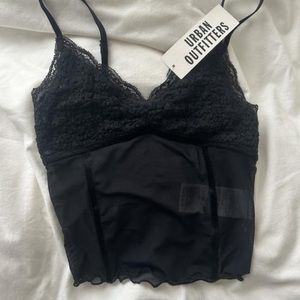 Sheer/ lace bra top